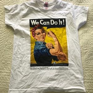 We can do it feminist t-shirt